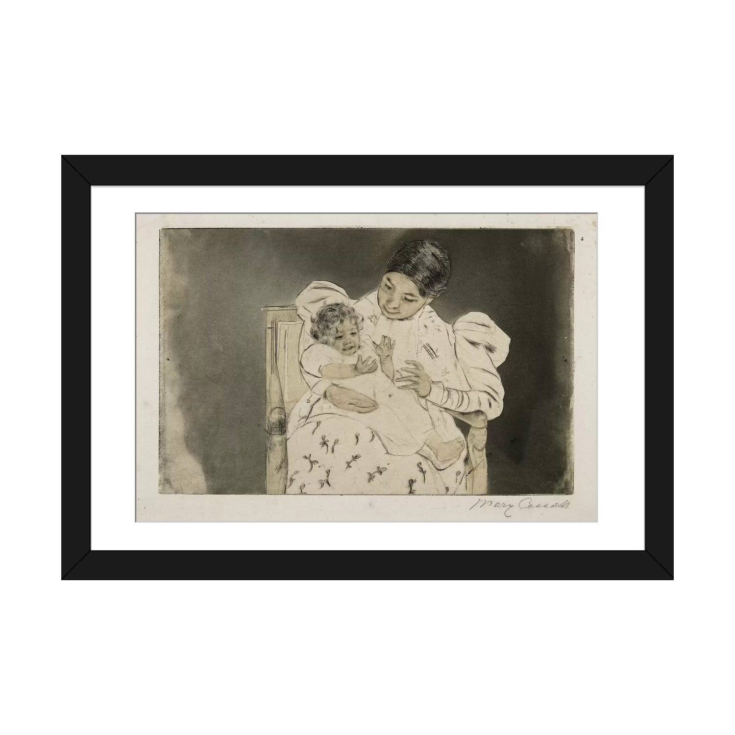 iCanvas "The Barefooted Child, C. 189697" by Mary Stevenson Cassatt